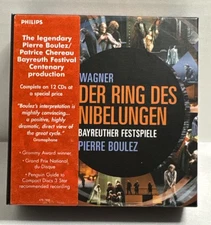 Wagner Der Ring Des Nibelungen Pierre Boulez 12 CD Philips Box Set *LIKE NEW*