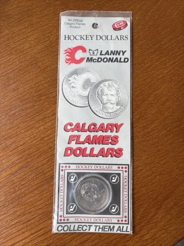 1983 Hockey Dollars Coin #9 Lanny McDonald  Calgary Flames  - Mint