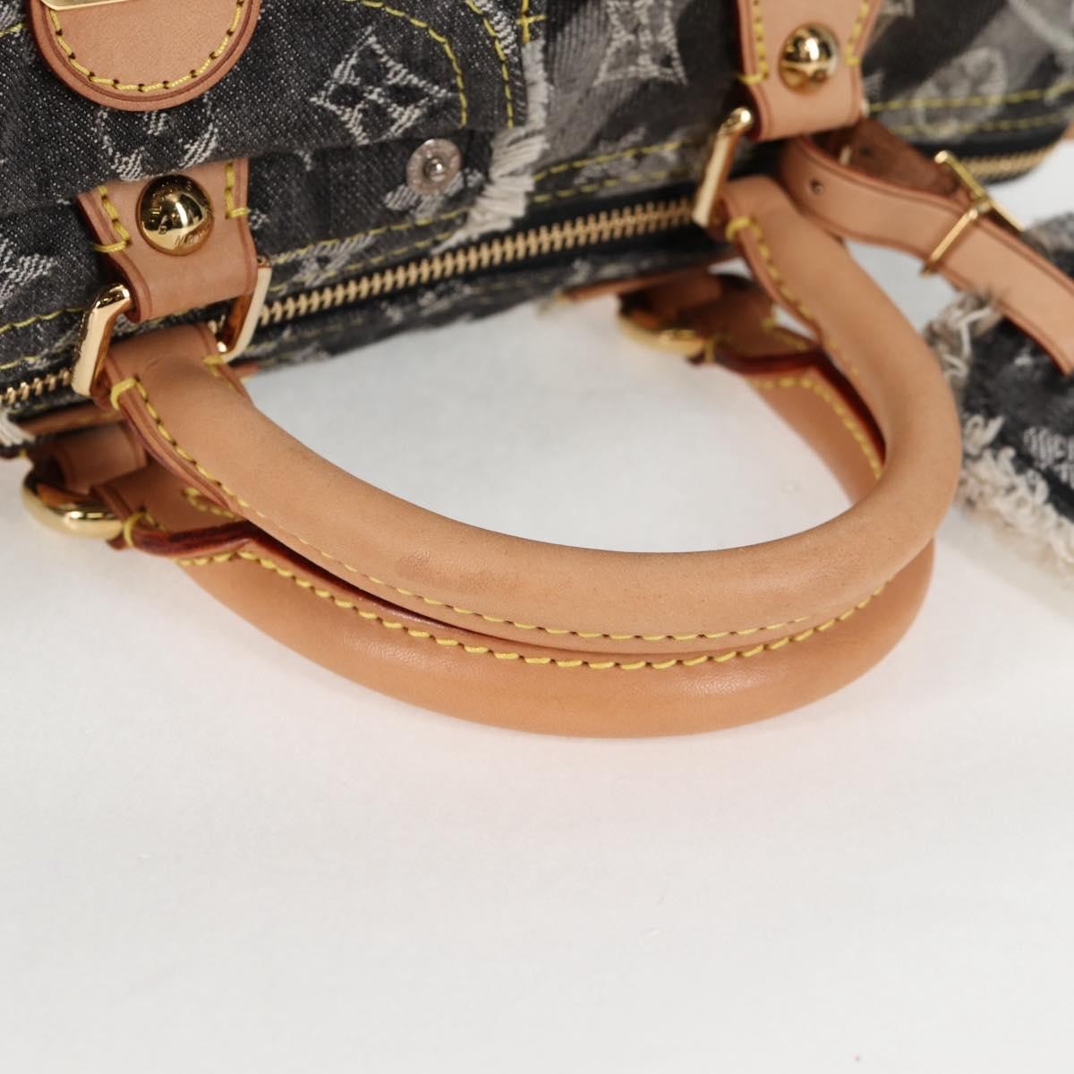 LOUIS VUITTON Monogram Denim Patchwork Speedy 30 … - image 7