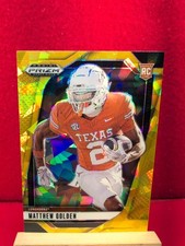 2025 Panini Prizm Draft Picks - Matthew Golden #130 Gold Ice Prizm (RC)
