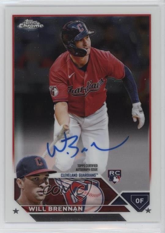 2023 Topps Chrome Rookie Auto Will Brennan #RA-WBR Auto RC 12g7