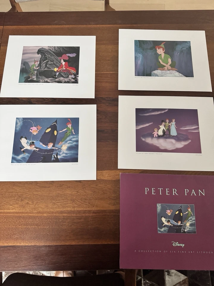 Lote De 49 Litografías Conmemorativas Exclusivas De Colección Años 90 Disney Store 11x14 Foto 2 de 4