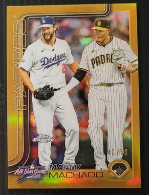 2025 Topps Chrome Update Manny Machado ASGC-14b San Diego Padres Image Variation