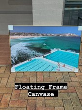 Bondi Beach Pool & Ocean Canvas Print – Premium Wall Art – Ready to Hang 120x80