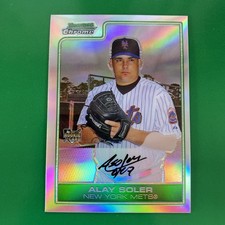 Alay Soler 2006 Bowman Chrome Refractor RC Card #214