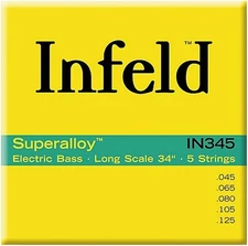 Thomastik Infeld SuperAlloy Bass Guitar Strings ; 5-String long scale  45-125