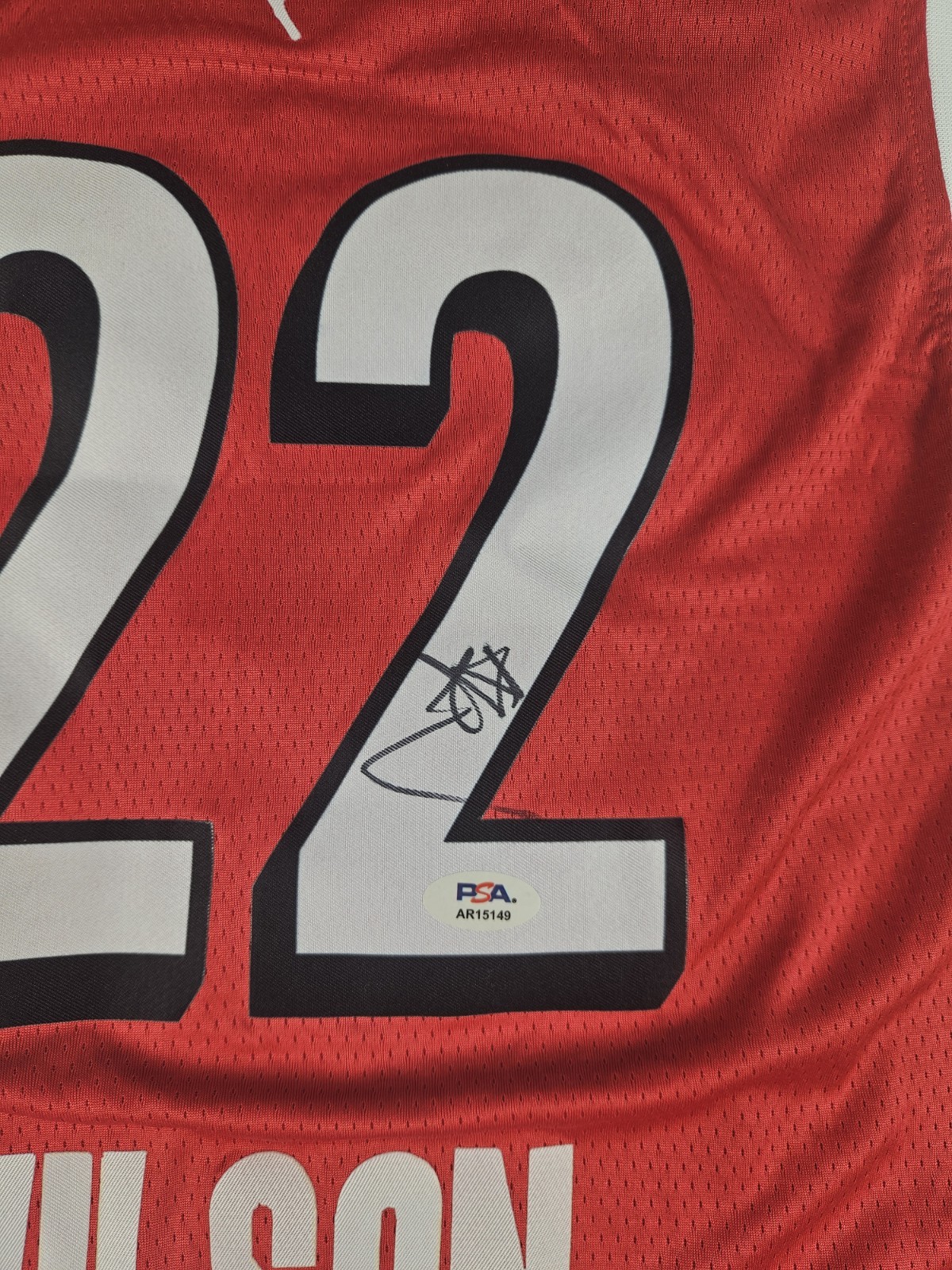 A'ja Wilson Signed Autographed Las Vegas Aces Jersey PSA Certified Aja view 2