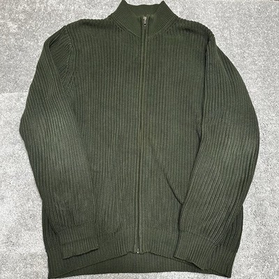 Vintage LL Bean Men s Sweater LT Fisherman Y2K Grandpacore Hiking Ski Full Zip