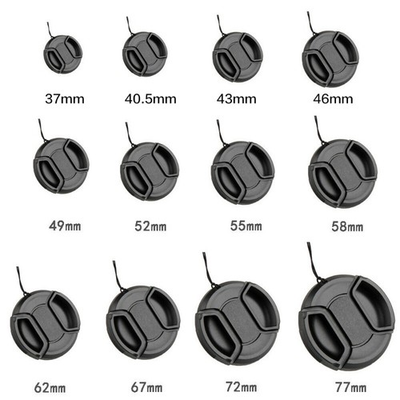 #ad #ad 1PC 37～95mm Front Lens Cap Cover Center Pinch Snap On For Nikon Sony Pentax $0.99