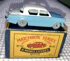Matchbox/Lesney #43A HILLMAN MINX, w/Type B Box, in Mint condition!