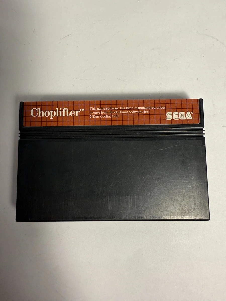 Choplifter Sur Sega Master System – Jeu Retro Italien – Bon état