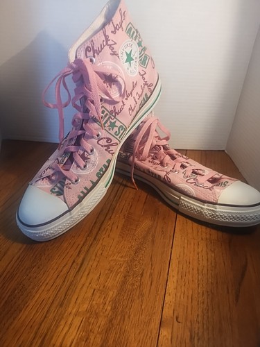 Herren Größe 12 Hoch Chuck Taylor All-Star Rosa Converse Schuhe