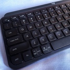 Black Logitech MX Keys Mini Wireless Keyboard - Bluetooth Logi Bolt