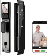 3D Face Recognition Door Lock | Intercom Smart Wi-Fi Door Lock with Camera | ...