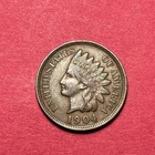 (1) Beautiful Antique 1904 Indian Head Cent/Penny XF-EXTRA FINE