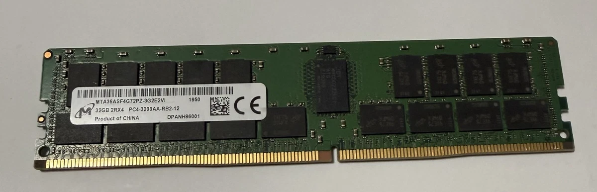Micron DDR4 SDRAM 32 GB Total Capacity Memory (RAM) for sale | eBay