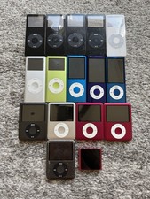 Lot of 16 Apple iPod Nano 1st - 6th Generation Mixed GB READ DESC