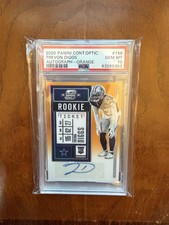 2020 Contenders Optic Trevon Diggs RC Orange Auto Rookie Ticket #40/50 PSA 10