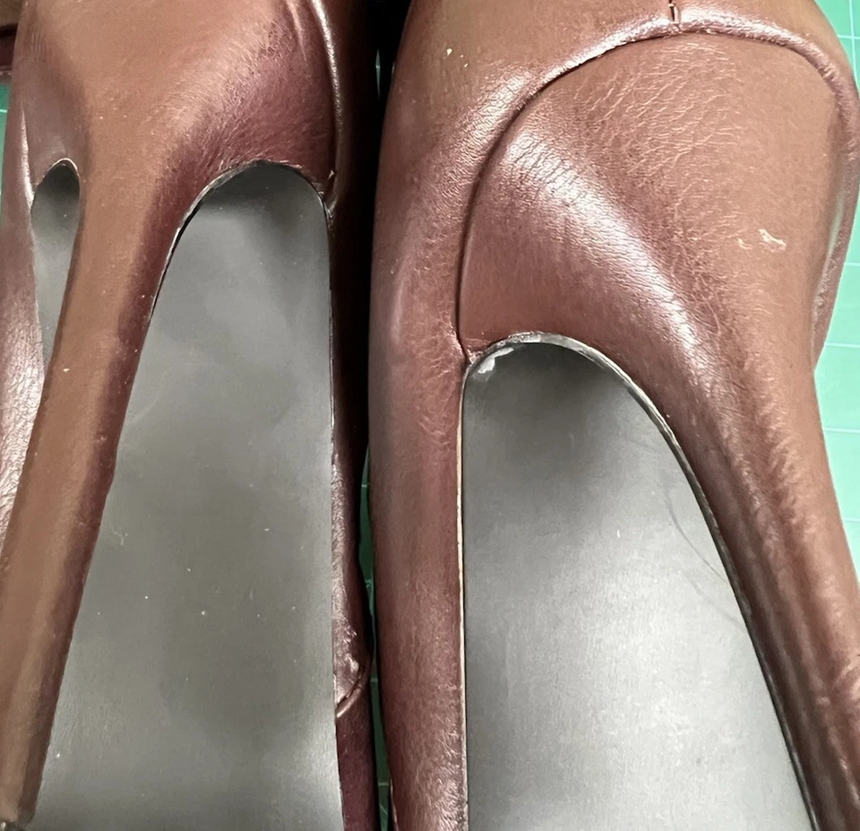 GERLDINE STRAPPY OVER THE KNEE BOOT - BURGUNDY -  REGULAR SZ 10 - Image 4 of 4