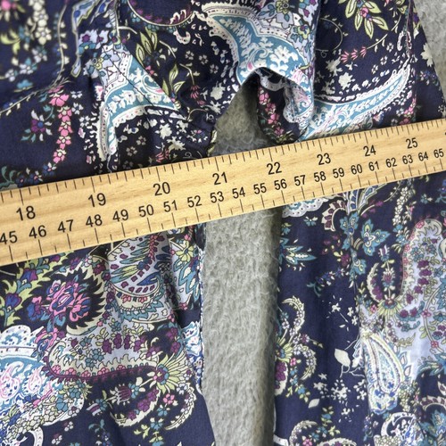 Denim & Flower Ricky Singh Hemd Herren Large Paisley Langarm Knopfleiste Slim - Bild 6 von 7