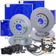 ATE BREMSSCHEIBEN + BELÄGE+WK VORNE+HINTEN FÜR AUDI A4 B6 8E BJ 00-04