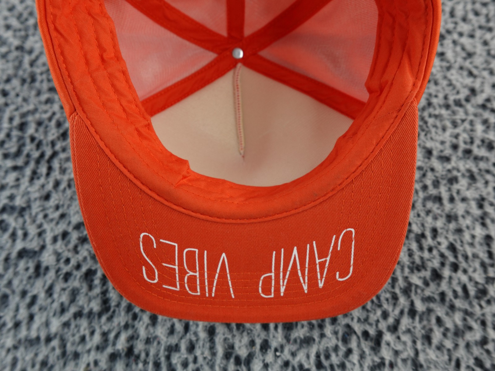 Poler Patch Snapback Hat Orange One Size Camp Vib… - image 6
