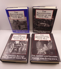 THE PHOTOGRAPHIC HISTORY OF THE CIVIL WAR SET OF FOUR BOOKS 1987 HC DJ