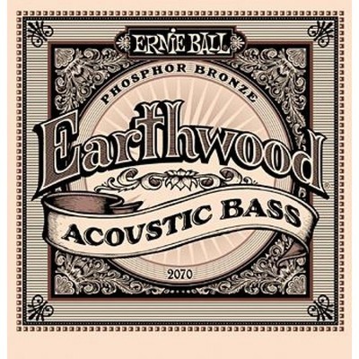 Ernie Ball 2070 Earthwood Phosphor Bronze Acoustic Bass Strings (45-95)