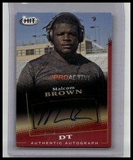 2015 SAGE HIT #A29 Malcom Brown Autographs Red