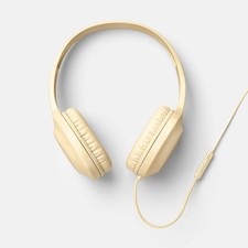 Wired On-Ear Headphones - heyday  Mist Yellow: 3.5mm Jack, Built-In Microphone