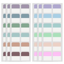 240 Pcs Sticky Index Tabs, Colored Book Tabs for 1 Inch, Morandi