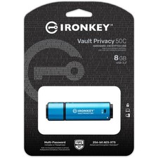 Kingston IronKey Vault Privacy 50C Series 8GB USB-C USB 3.2 Flash Drive IKVP50C