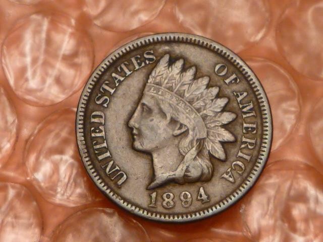 1894 Indian Head Cent Penny Ex-Fine #AB