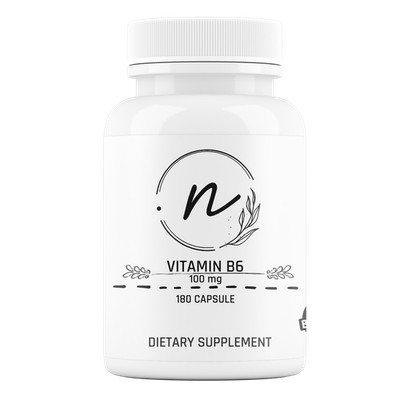 NaturePRO Vitamin B6 Pyridoxin 100 mg 180 Kapseln