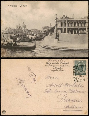 Cartoline Venedig Venezia Stadtteilansicht - Il Molo 1910