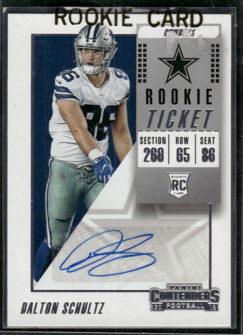 DALTON SCHULTZ 2018 Panini Contenders Rookie Ticket Auto Autograph #181