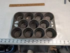 Vintage Cast Iron Griswold Wagner Style 11 Cup Popover Muffin Pan