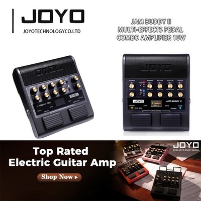 JOYO 10W Portable Guitar Practice Combo Amplifier with Footswitch,OTG Recording