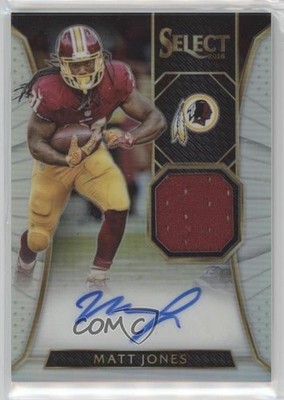 2016 Panini Select Materials /49 Matt Jones #AM-MJ Auto 0q3