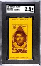 1911 S74 Silks - Colored Russ Ford Turkey Cigarettes SGC 3.5