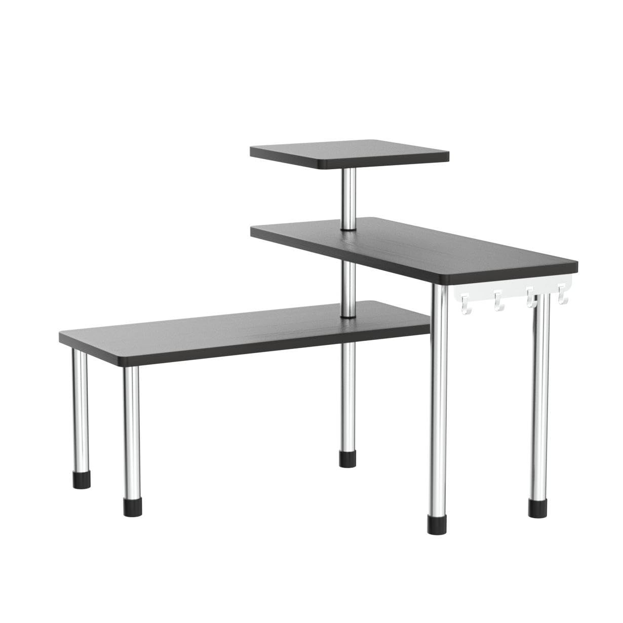 Bathroom Counter Organizer Corner Shelf – Bathroom Organization 3 Tier Spice ...