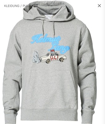 Helmut Lang x Saintwoods Hoodie /  Kaputzen Pullover ''Taxi'' Gr. XXL