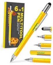 Gifts for Men Multitool Pen, Birthday Gifts for Dad Husband Him Adults, 1 Pack