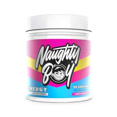 Naughty Boy Energy Candy Bubblegum 390g / 30 serv 01/26 + vegane Samples