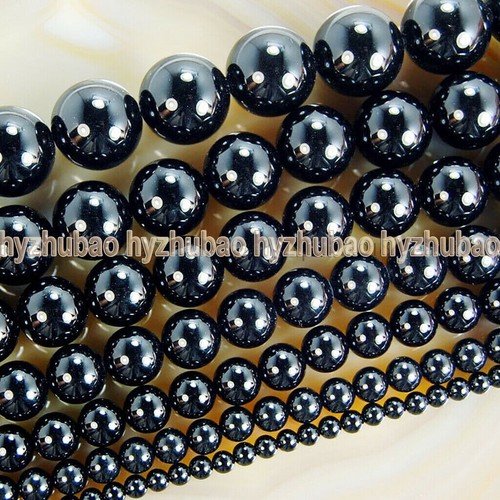 Wholesale 4/6/8/10/12/14mm Natural Mix Gemstones Smooth Round Loose Beads Strand - Picture 13 of 38