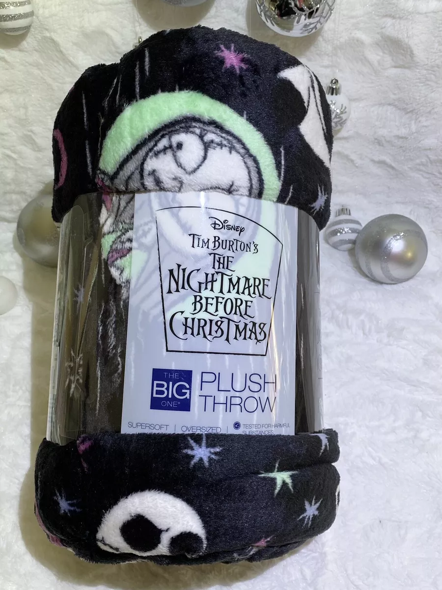 The Big One The Nightmare Before Christmas Plush Throw Blanket 5x6 feet NEW