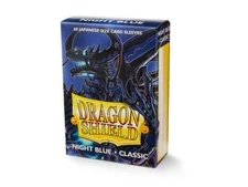 Japanese Classic Night Blue Case Display Dragon Shield Sleeves - 10x 60 ct Packs