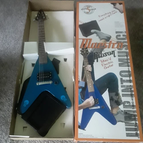 Gibson Maestro Blue Mini -V Guitar Box set With Amp & Accessories 2007?