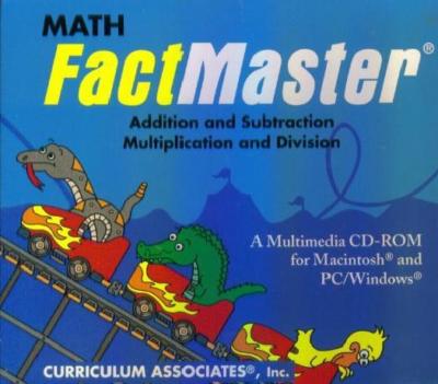 Math FactMaster PC CD learn addition subtraction division multiplication numbers