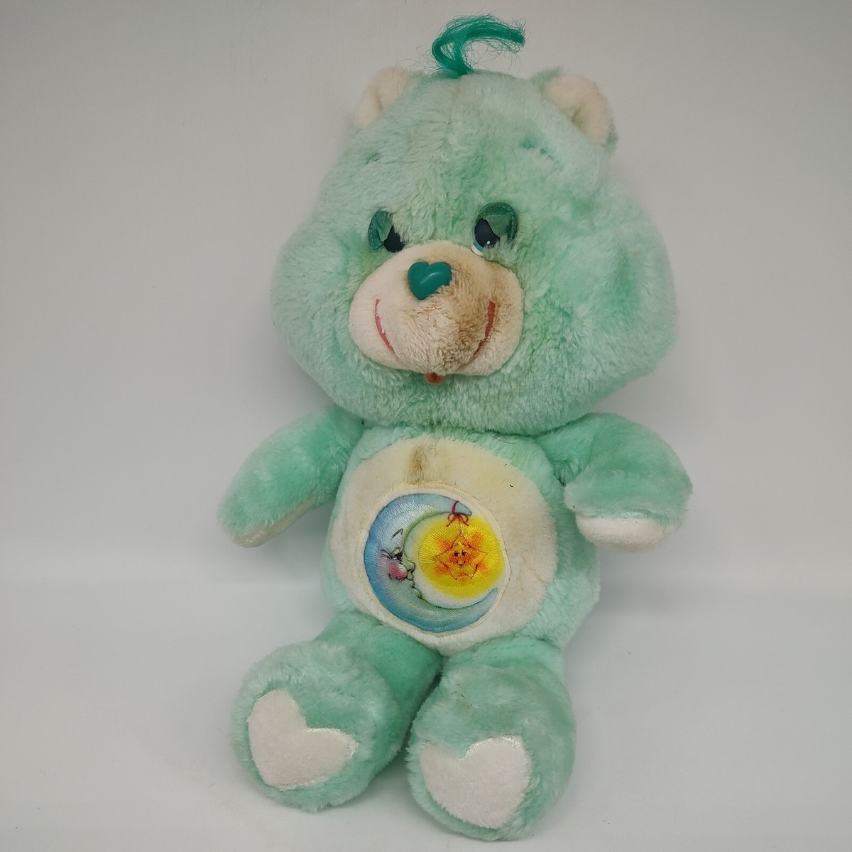 Amavel Fantasy Dreaming Bear ミントグリーン Vintage Kenner 1983 Care Bear Bedtime Bear Sleepy Plush 13” Light